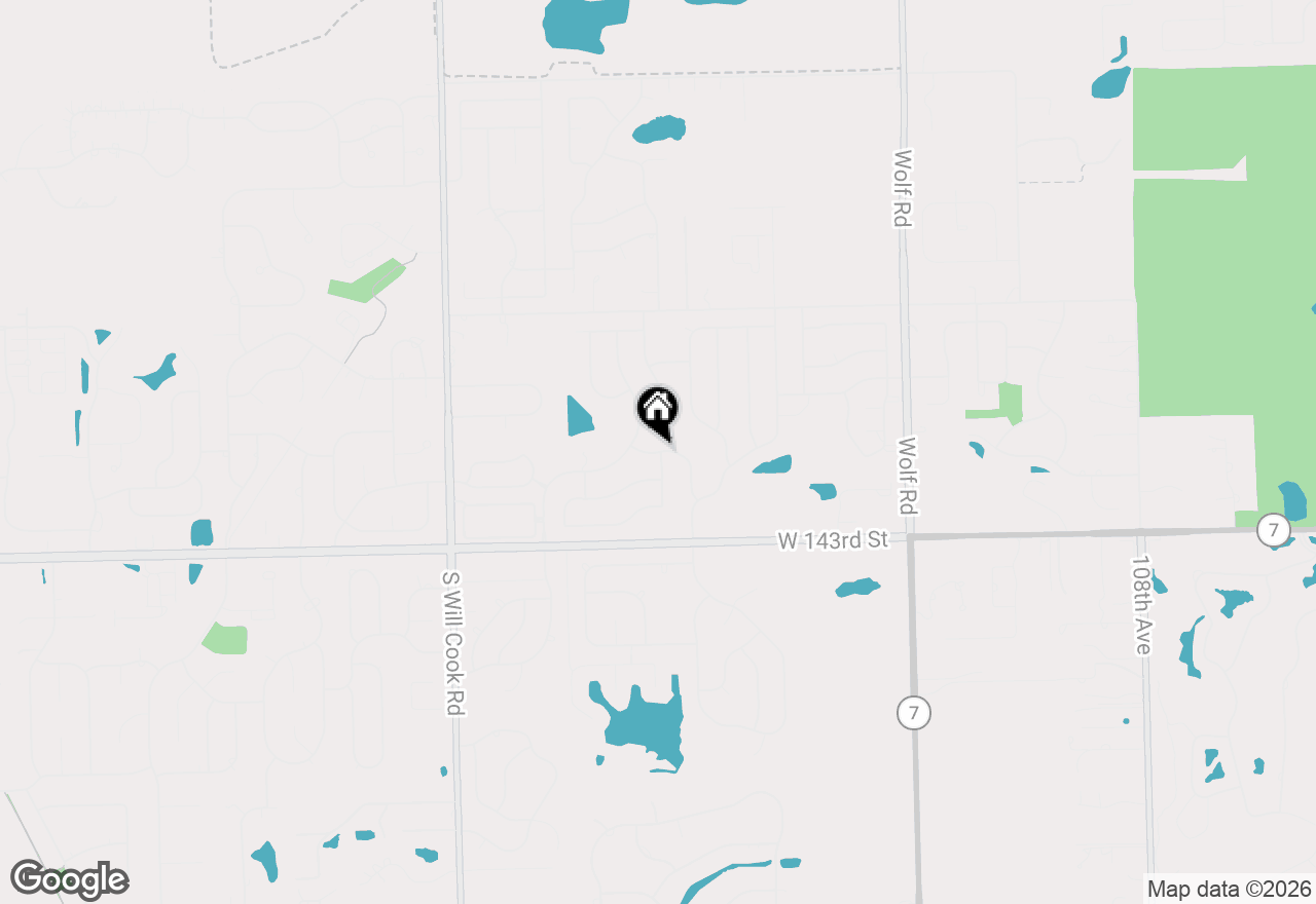 Map of 11630 Creekside Drive, Orland Park, IL 60467