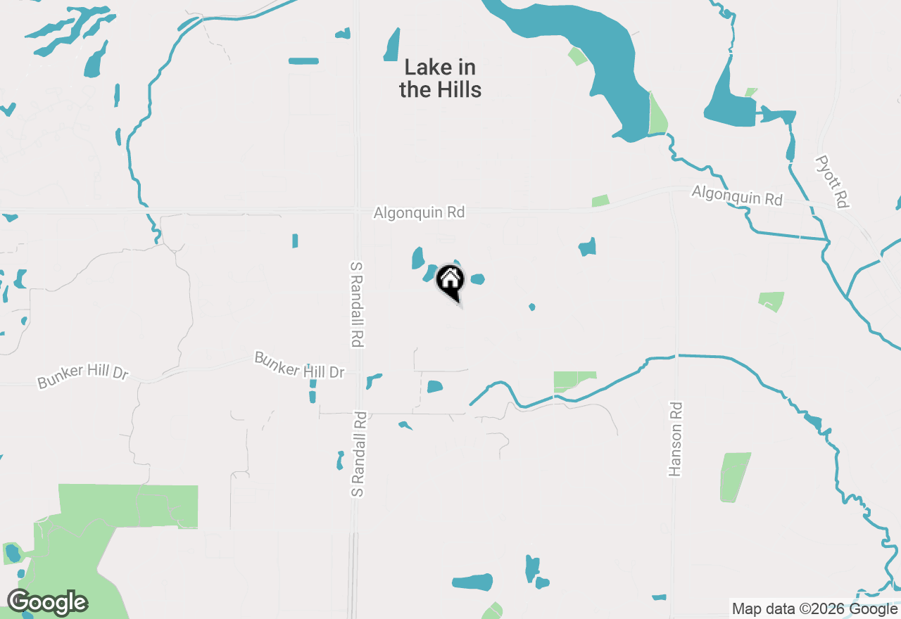 Map of 3 Rochester Court, Algonquin, IL 60102
