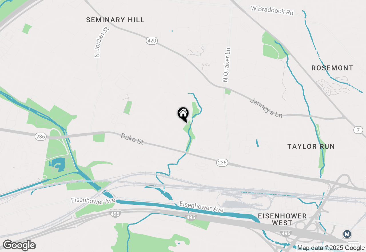 Map of 4004 Featherstone Place, Alexandria, VA 22304