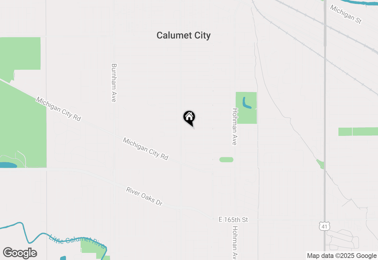 Map of 122 Elizabeth Street, Calumet City, IL 60409