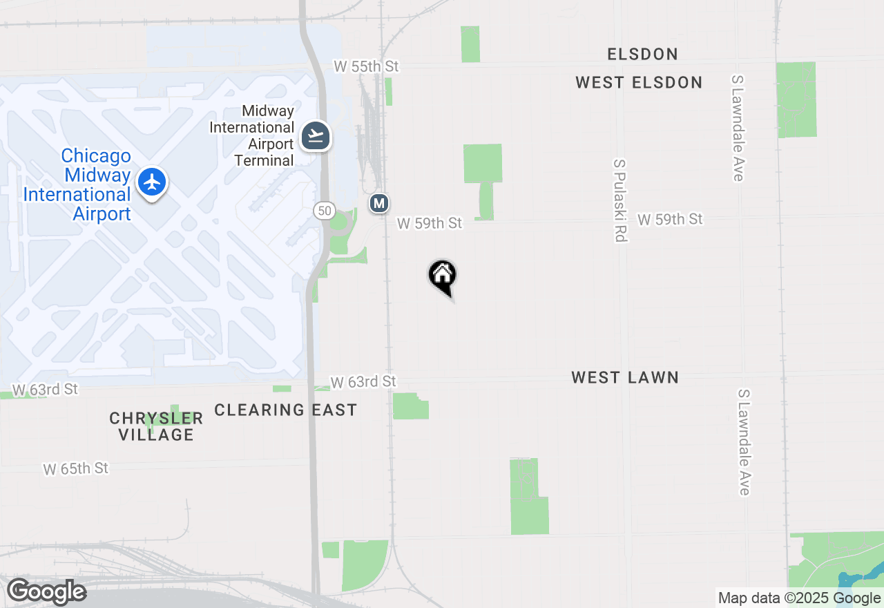 Map of 6100 S Kenneth Avenue #2, Chicago, IL 60629