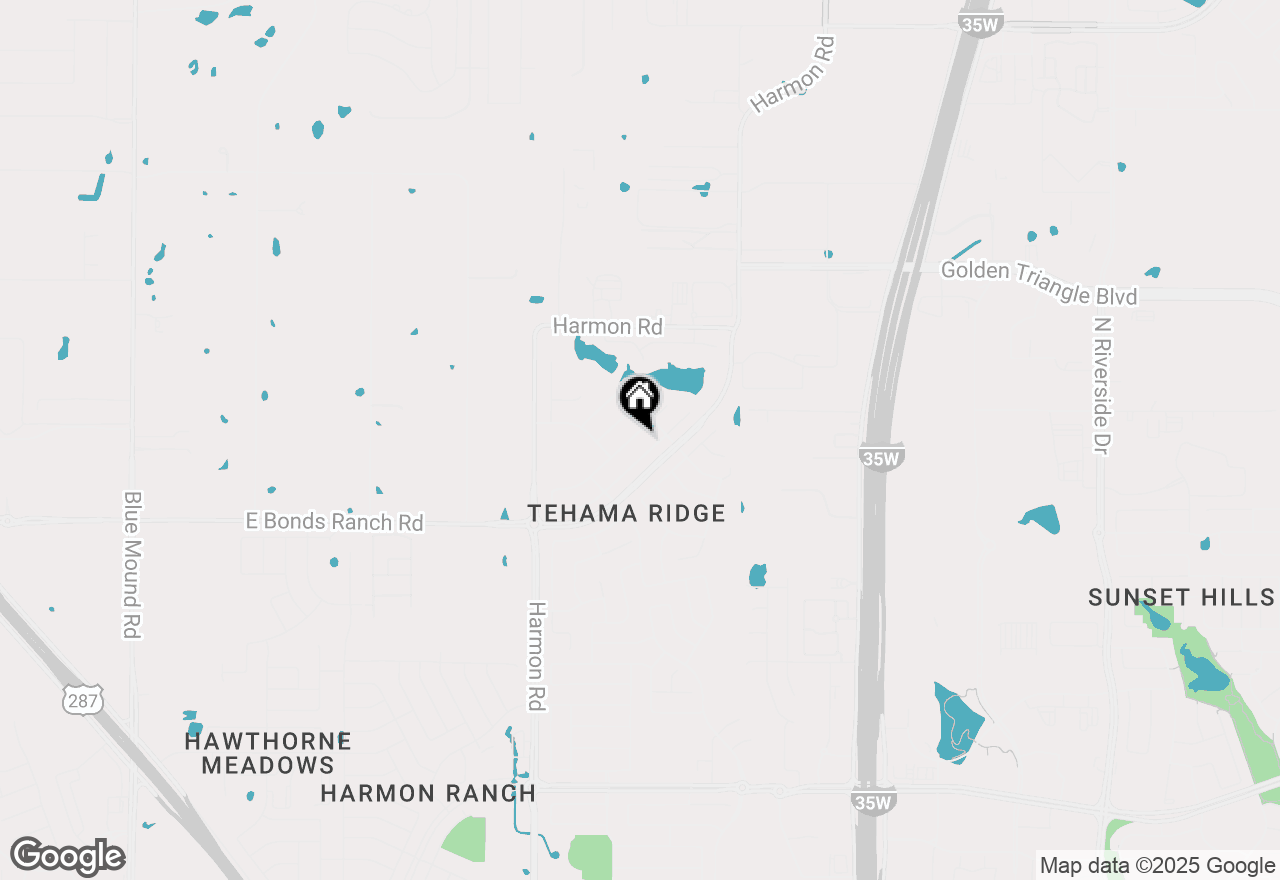 Map of 2232 Frosted Willow Lane, Fort Worth, TX 76177