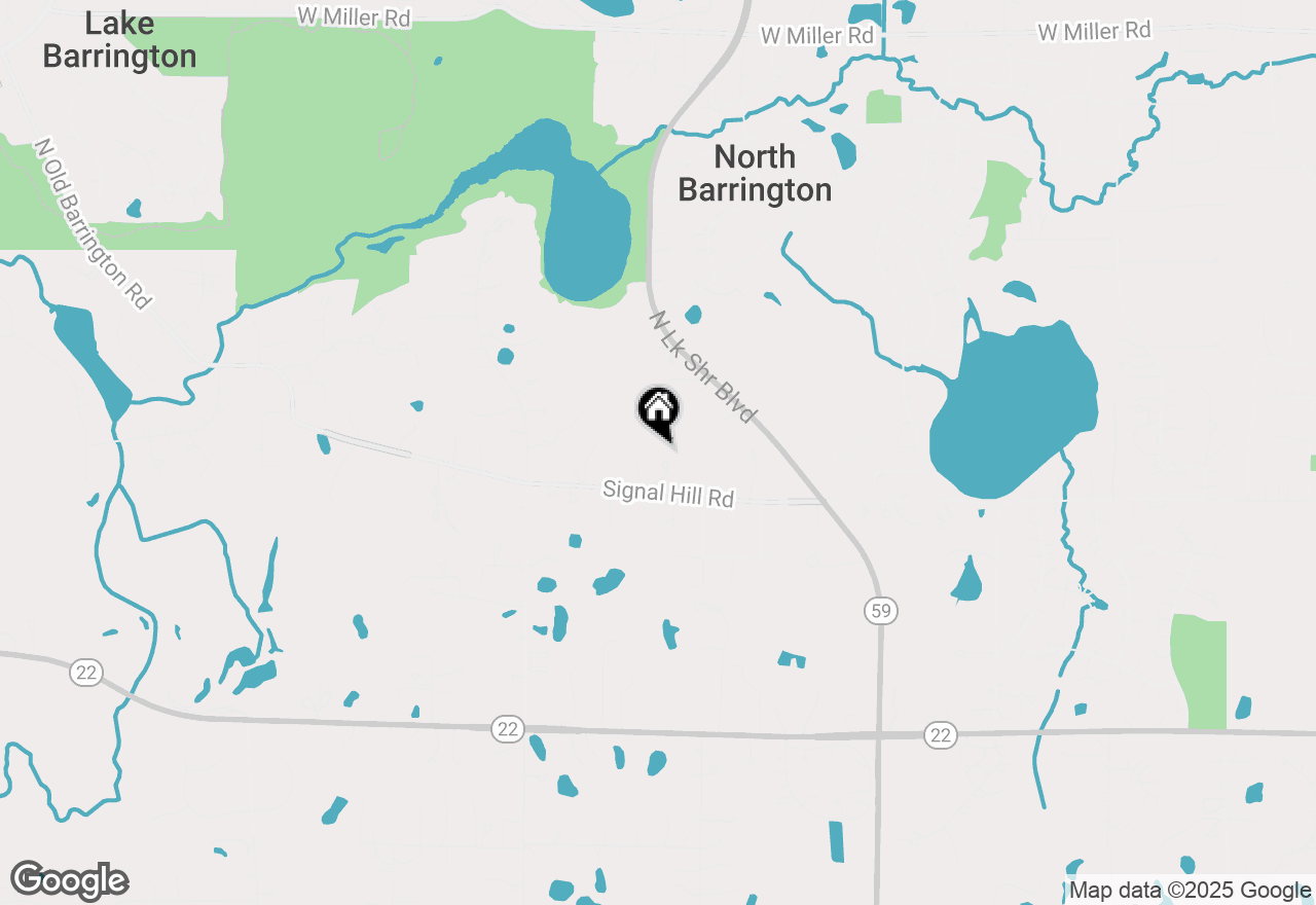 Map of 610 Signal Hill Road, North Barrington, IL 60010