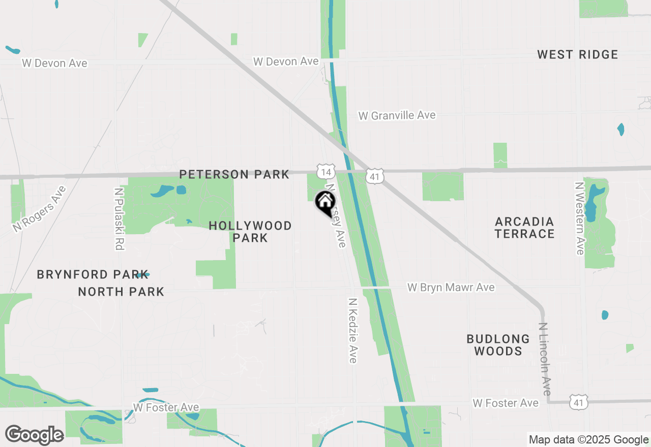 Map of 5815 N Spaulding Avenue #2C, Chicago, IL 60659