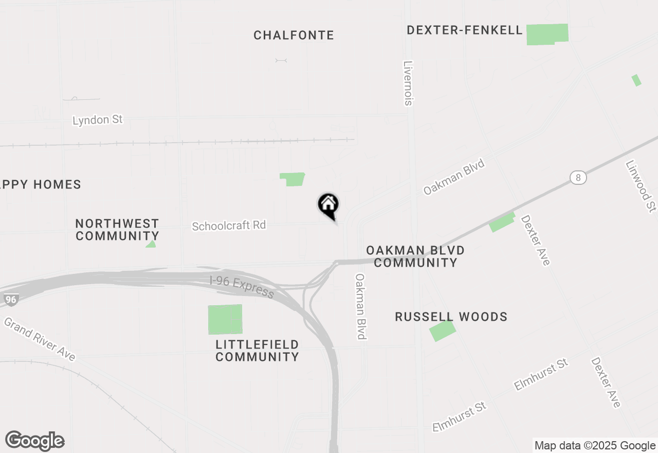 Map of 13651 Tuller, Detroit, MI 48238