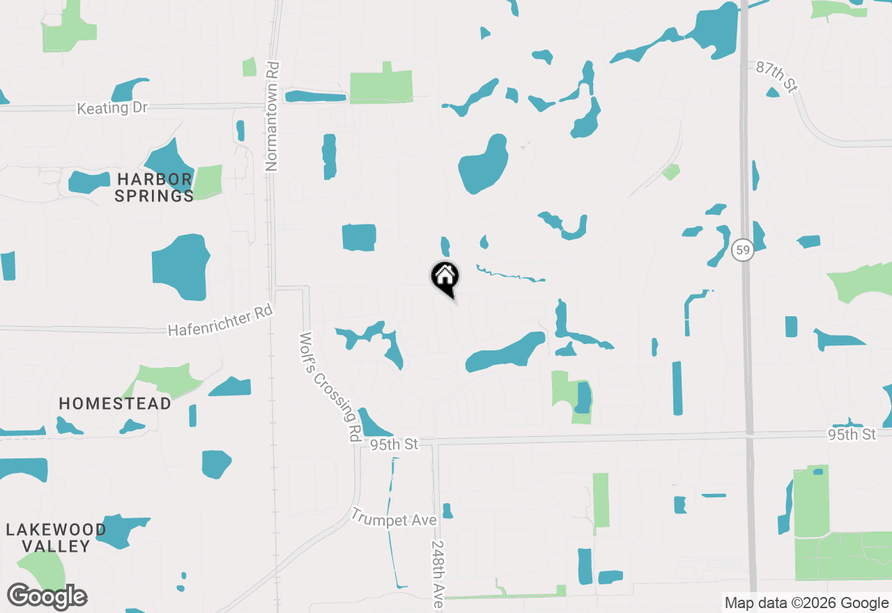 Map of 2615 Cranbrook Street, Naperville, IL 60564