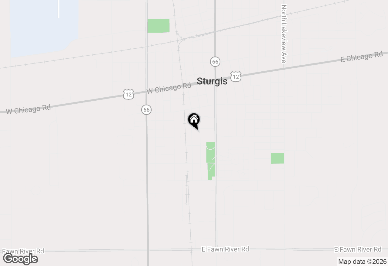 Map of 402 S Jefferson Street, Sturgis, MI 49091
