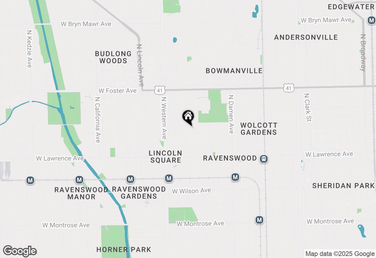 Map of 4938 N Bell Avenue, Chicago, IL 60625