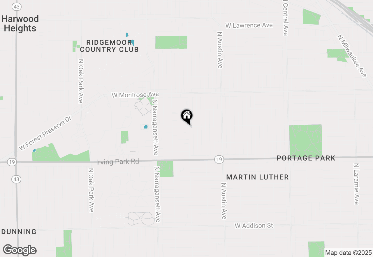 Map of 6205 W Berteau Avenue, Chicago, IL 60634