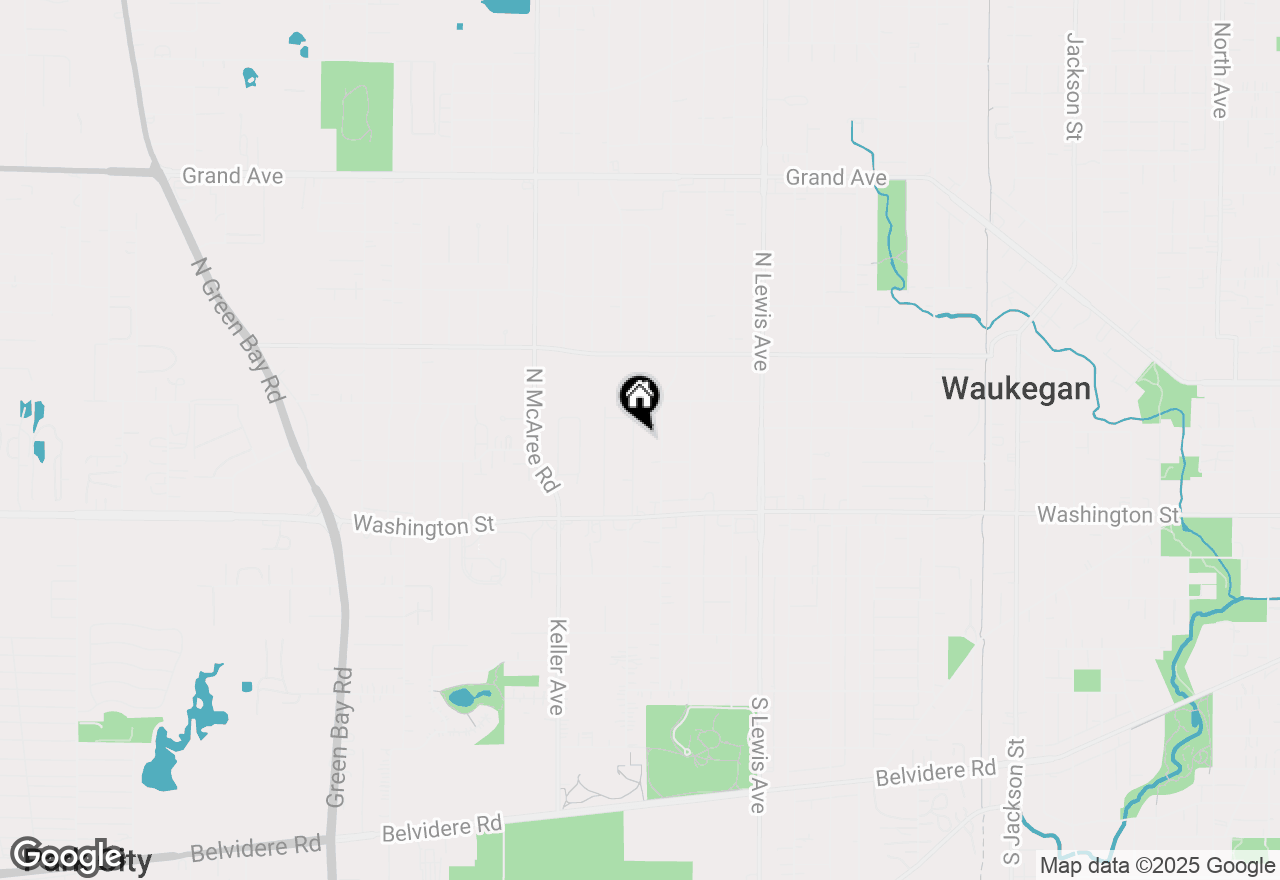 Map of 121 N Orchard Avenue, Waukegan, IL 60085