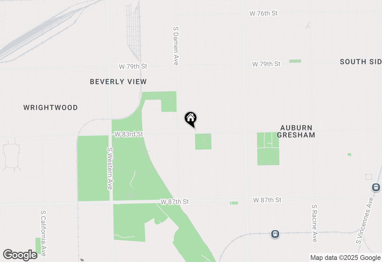 Map of 1910 W 83rd Street, Chicago, IL 60620