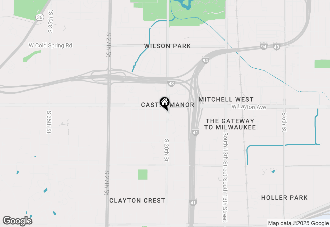 Map of 4739 S 20th St, Milwaukee, WI 53221