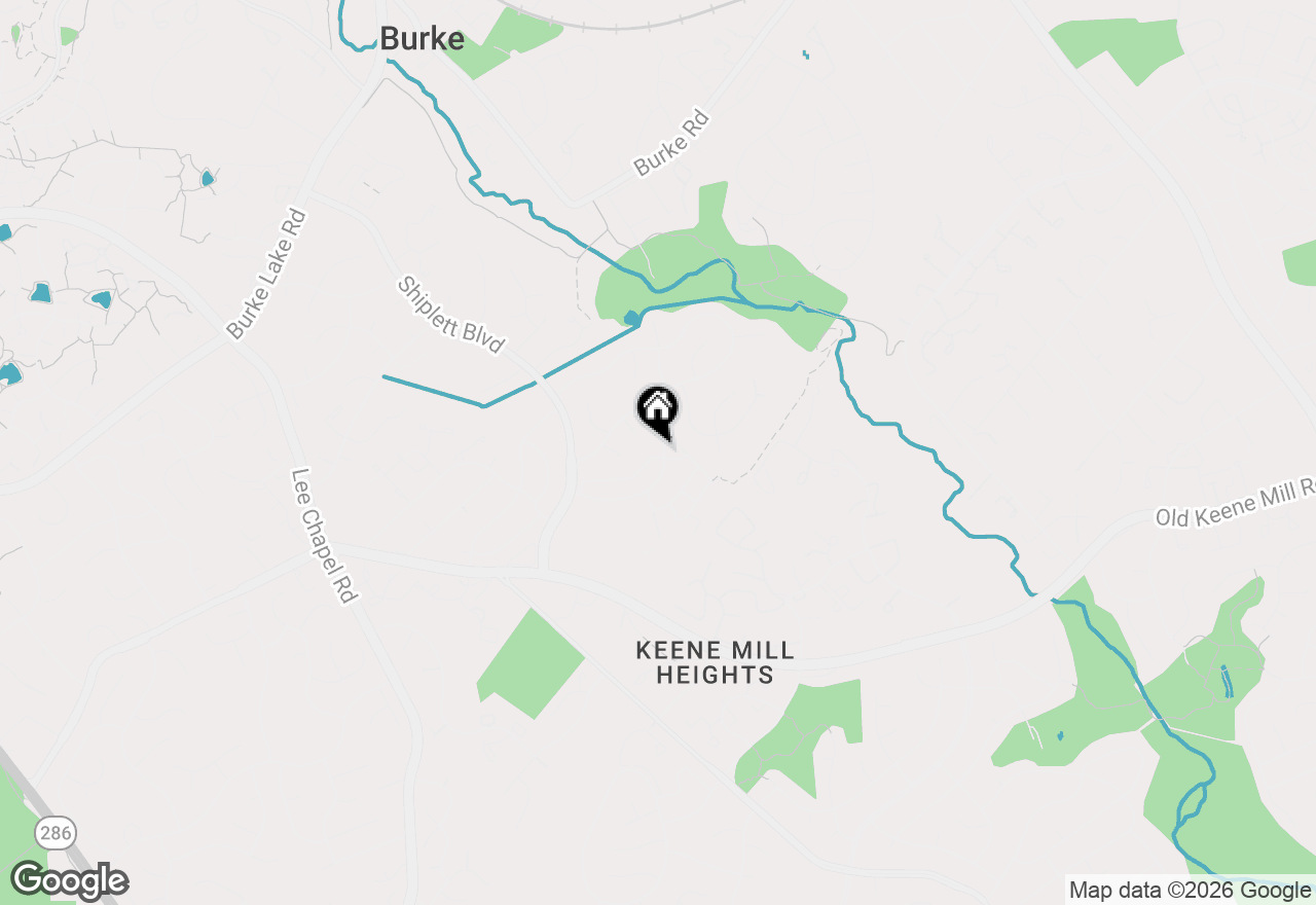 Map of 9202 Sprucewood Road, Burke, VA 22015