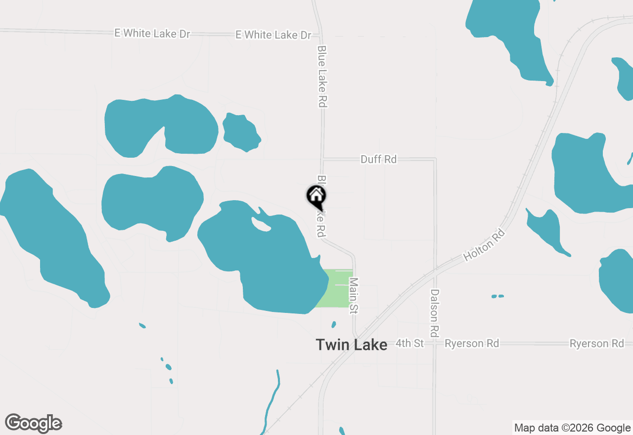 Map of 6403 Blue Lake Road, Twin Lake, MI 49457