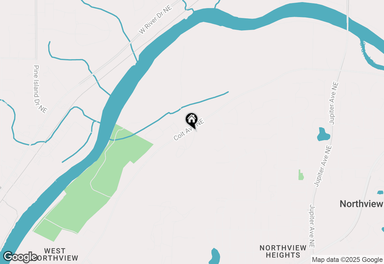 Map of 4820 Coit Avenue Ne, Grand Rapids, MI 49525