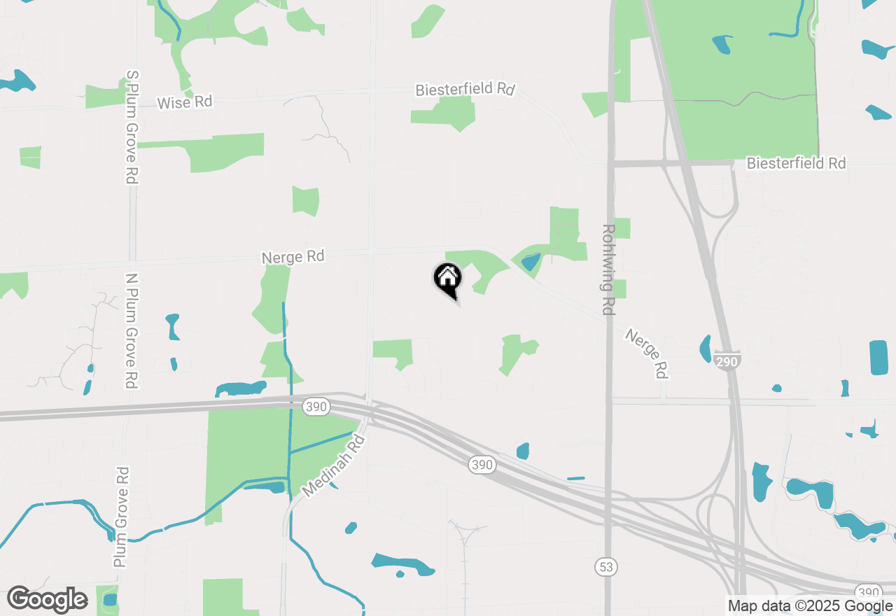 Map of (Address confidential), Elk Grove Village, Illinois 60007