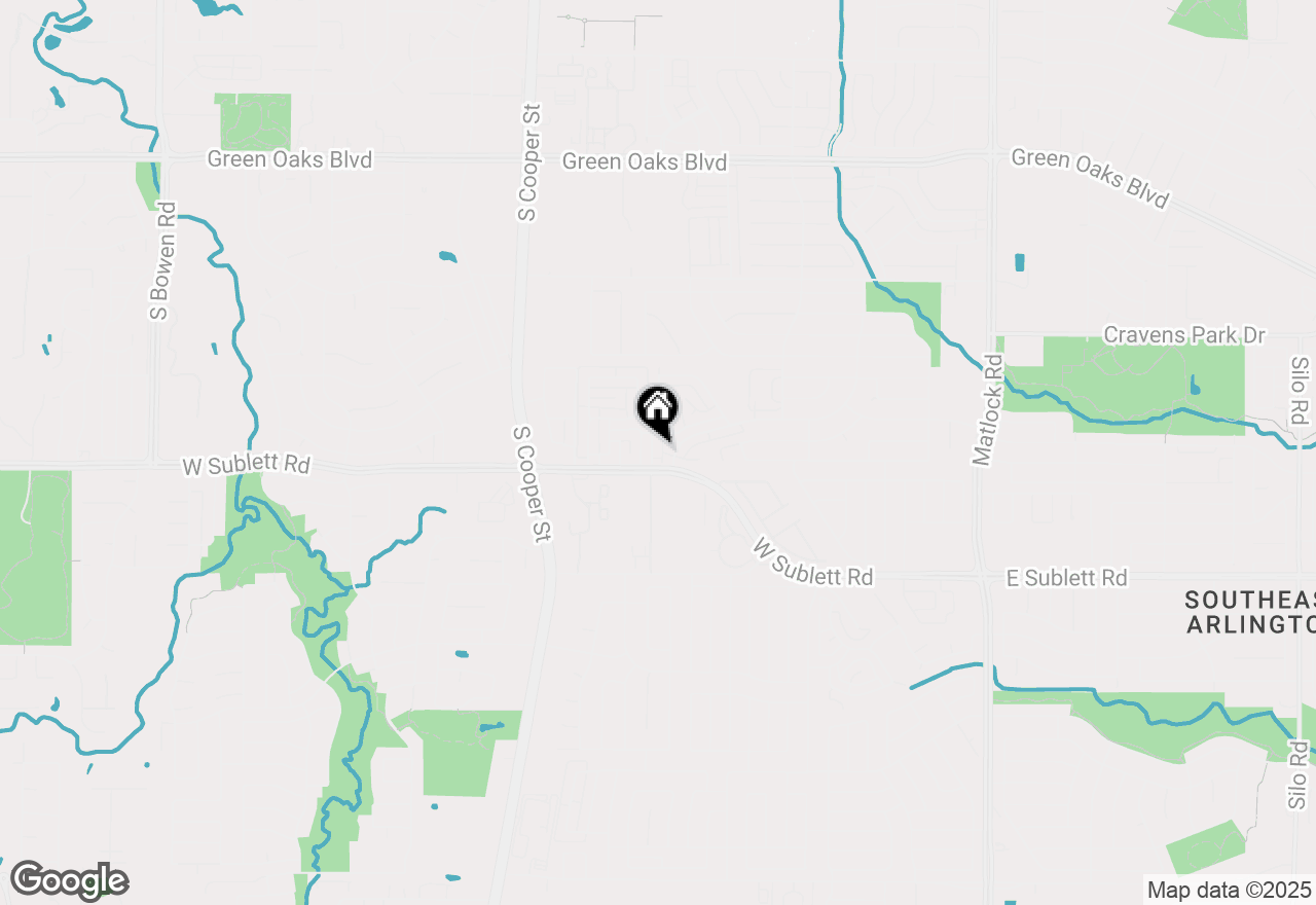 Map of 5927 Timbercrest Drive, Arlington, TX 76017