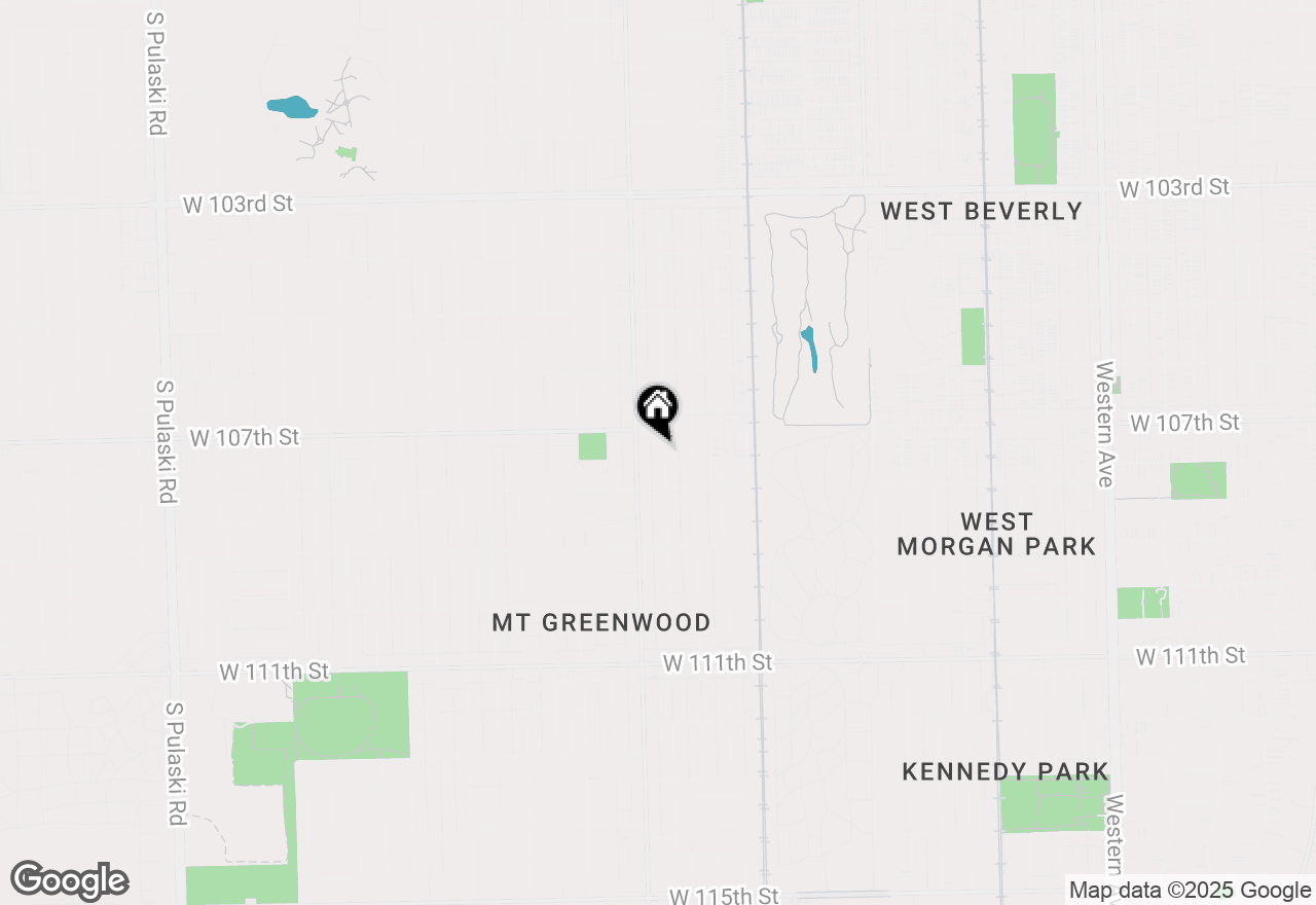 Map of 10722 S Troy Street, Chicago, IL 60655