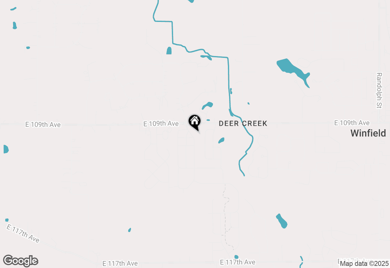 Map of 10937 Green Place, Winfield, IN 46307