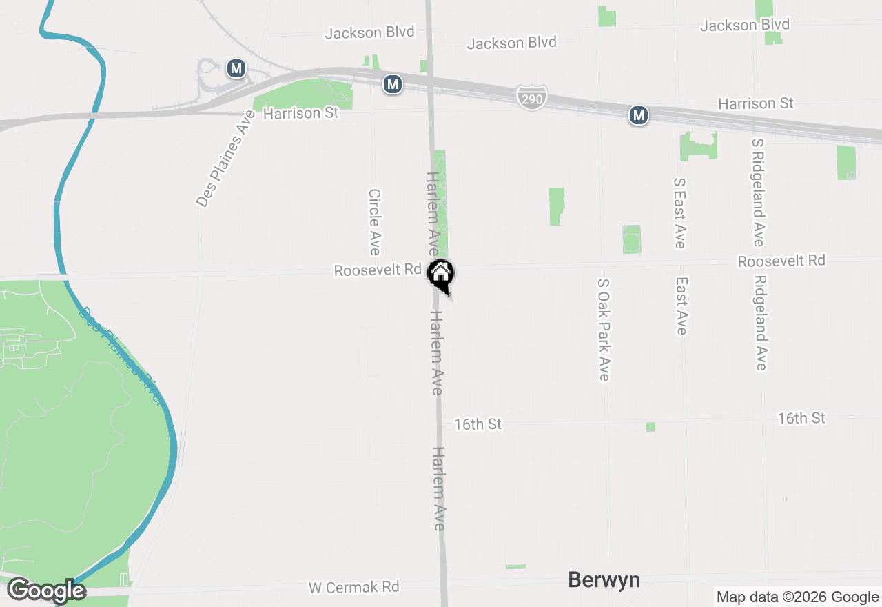 Map of 1247 S Harlem Avenue #103, Berwyn, IL 60402