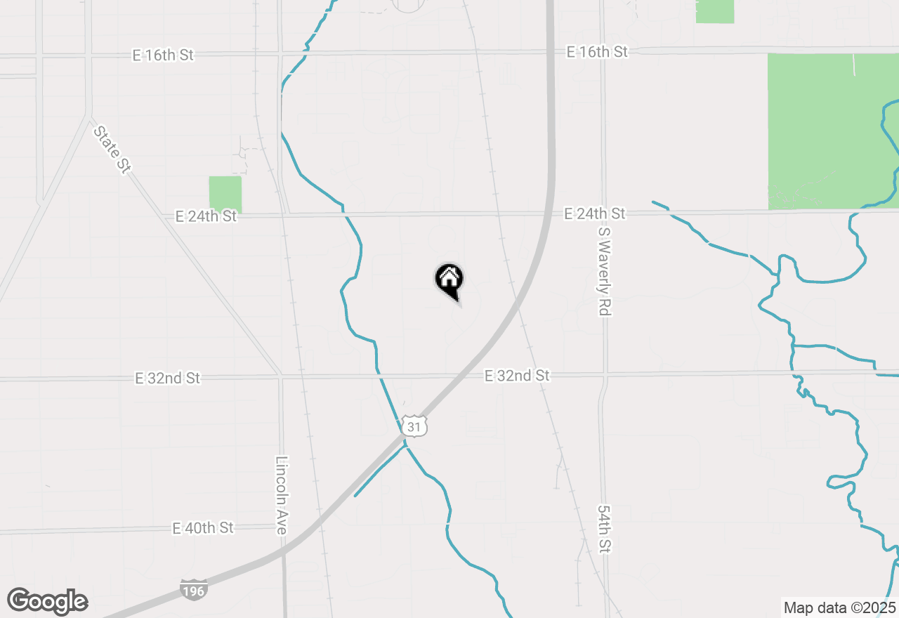 Map of 646 Wilshire Court, Holland, MI 49423