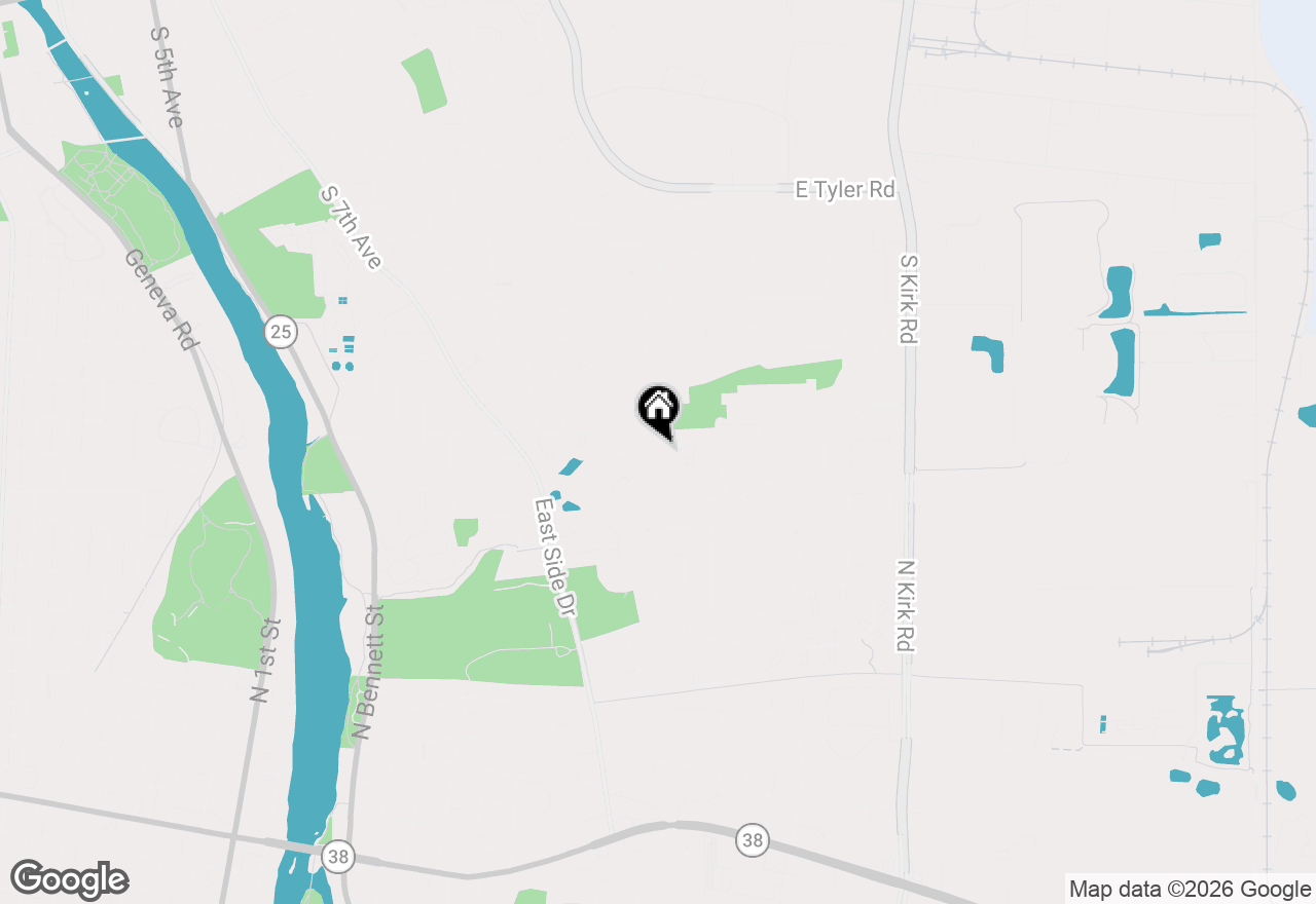 Map of 1481 Walnut Hill Avenue, St. Charles, IL 60174