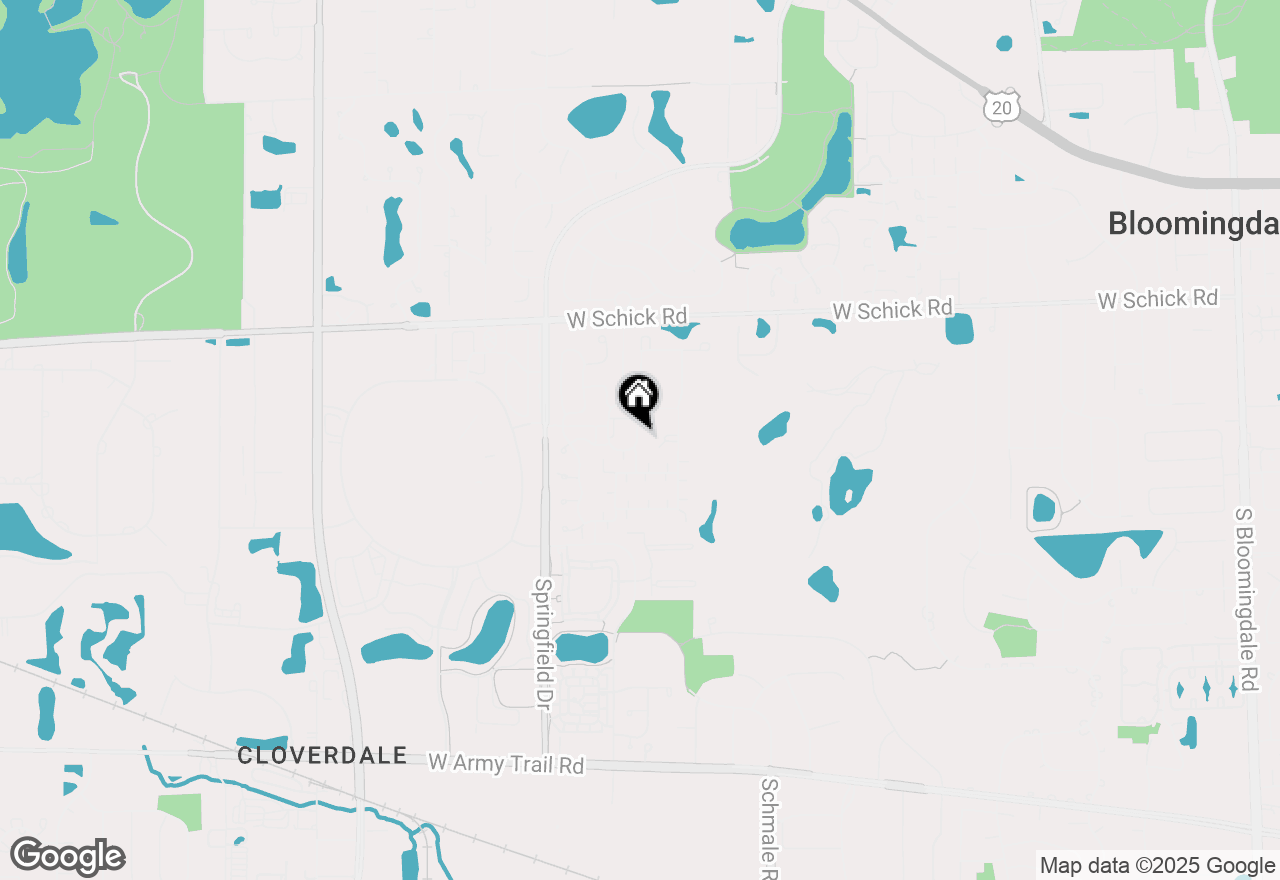 Map of 175 Bloomfield Parkway, Bloomingdale, IL 60108