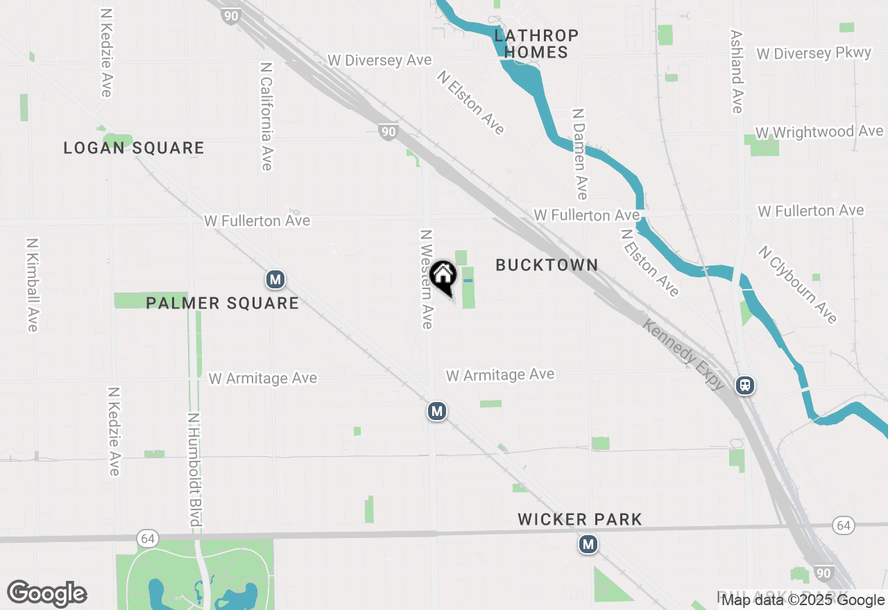 Map of 2338 W Shakespeare Avenue, Chicago, IL 60647