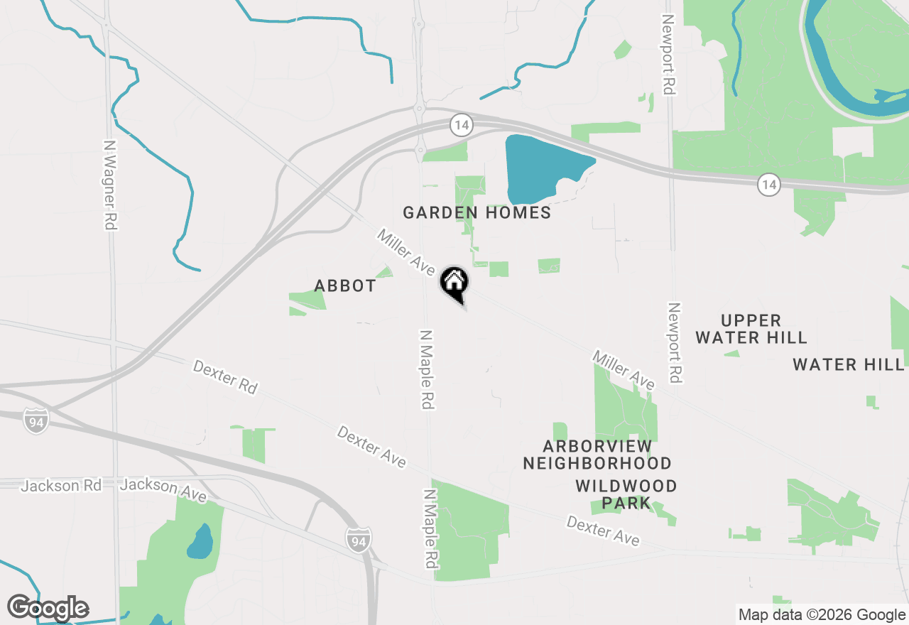 Map of 1105 Hasper Drive, Ann Arbor, MI 48103