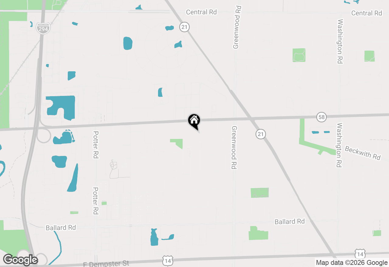 Map of (Address confidential), Niles, Illinois 60714