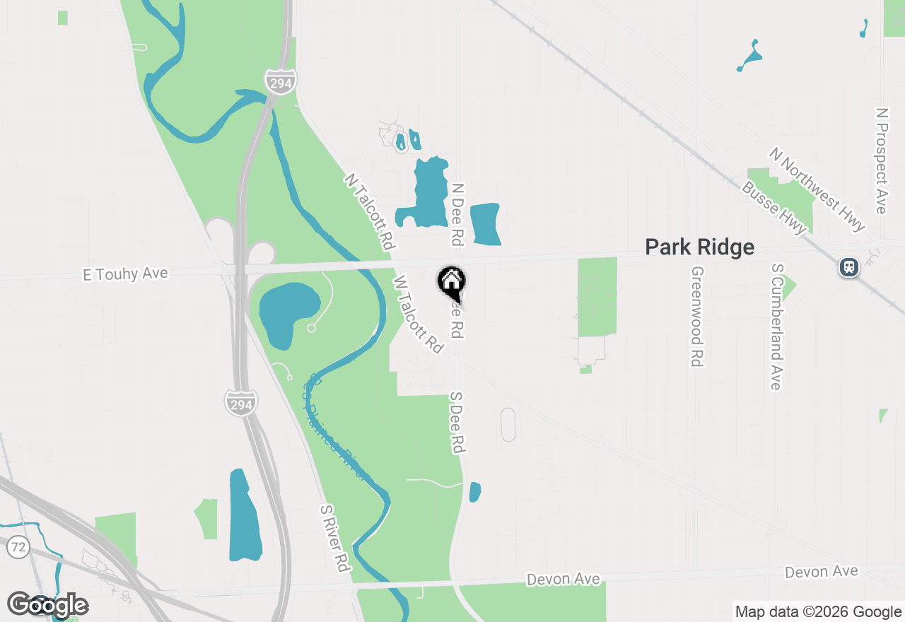 Map of 120 S Dee Road #2, Park Ridge, IL 60068