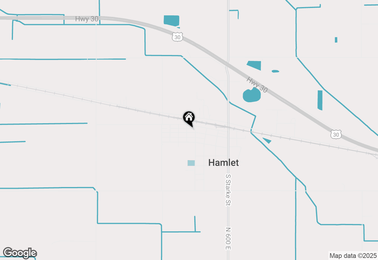 Map of 409 W Davis Street, Hamlet, IN 46532