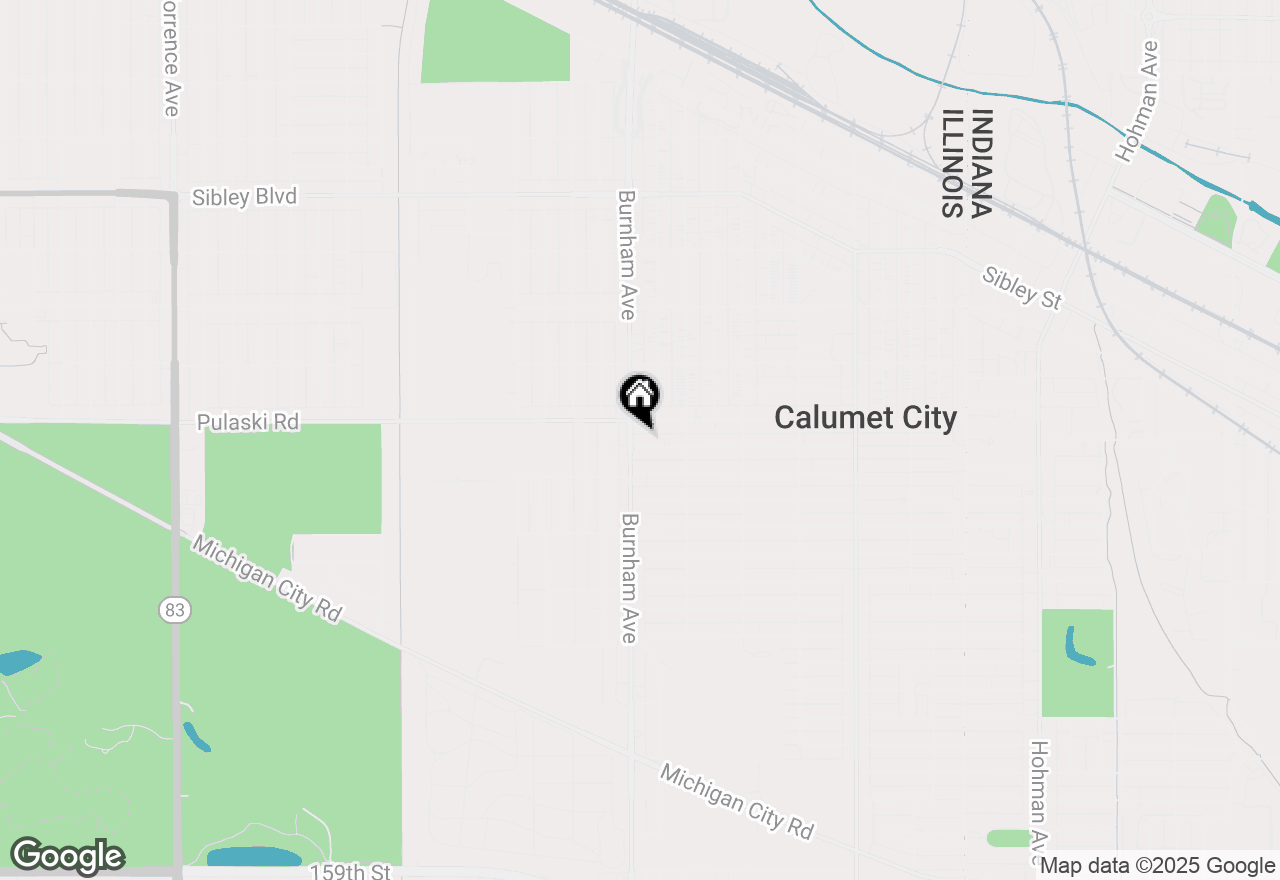 Map of 713 Burnham, Calumet City, IL 60409