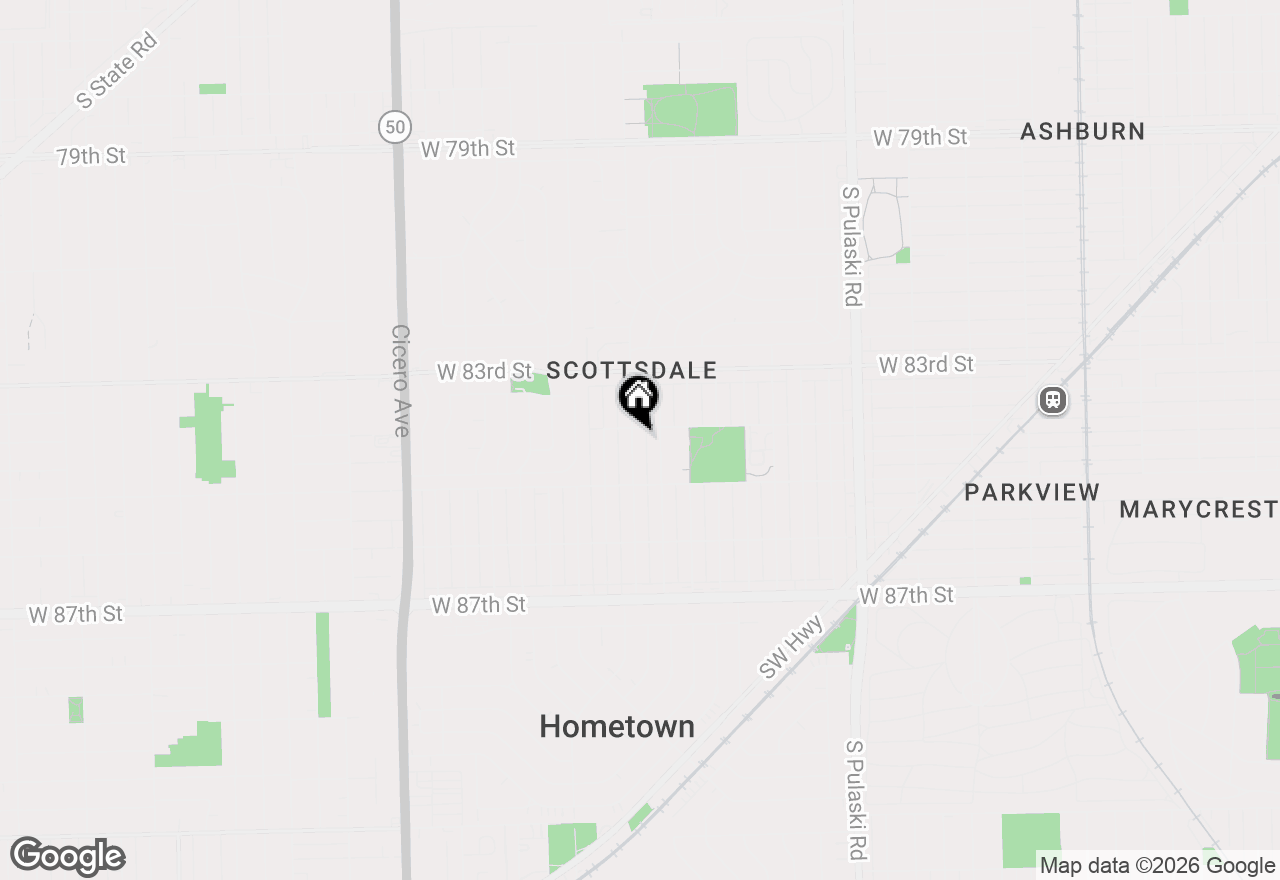 Map of 8411 S Kostner Avenue, Chicago, IL 60652