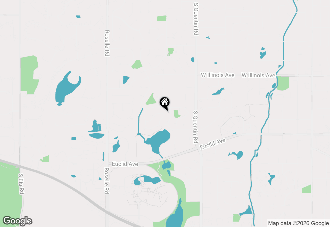Map of 1036 W Skylark Drive, Palatine, IL 60067