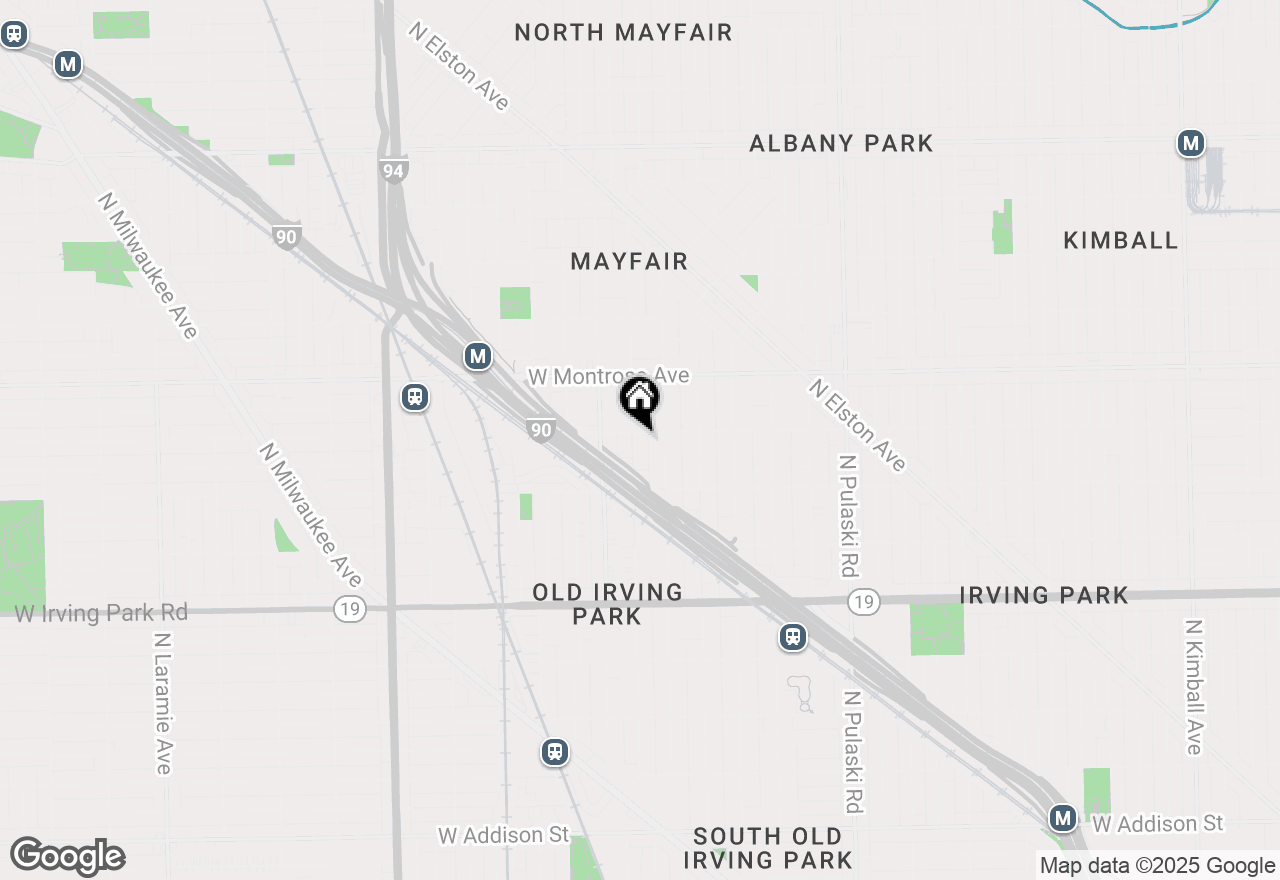 Map of 4253 N Lowell Avenue #2, Chicago, IL 60641