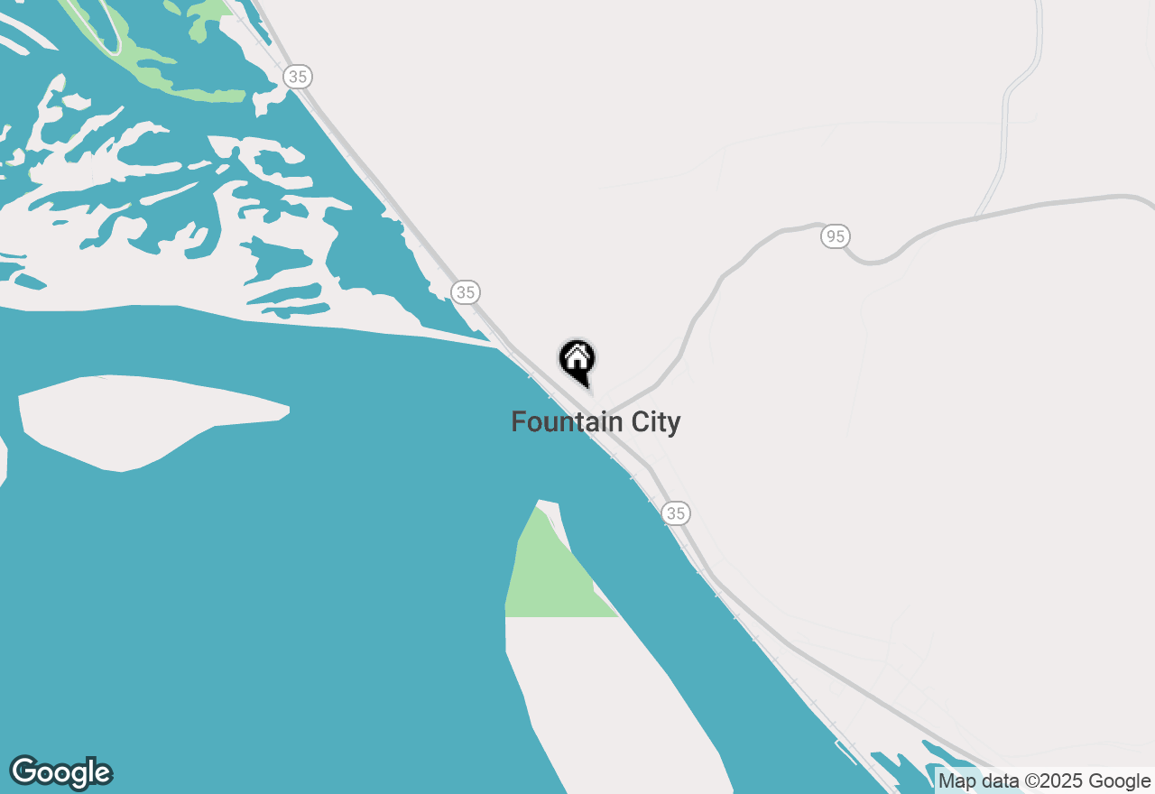 Map of 156 N Shore Drive, Fountain City, WI 54629