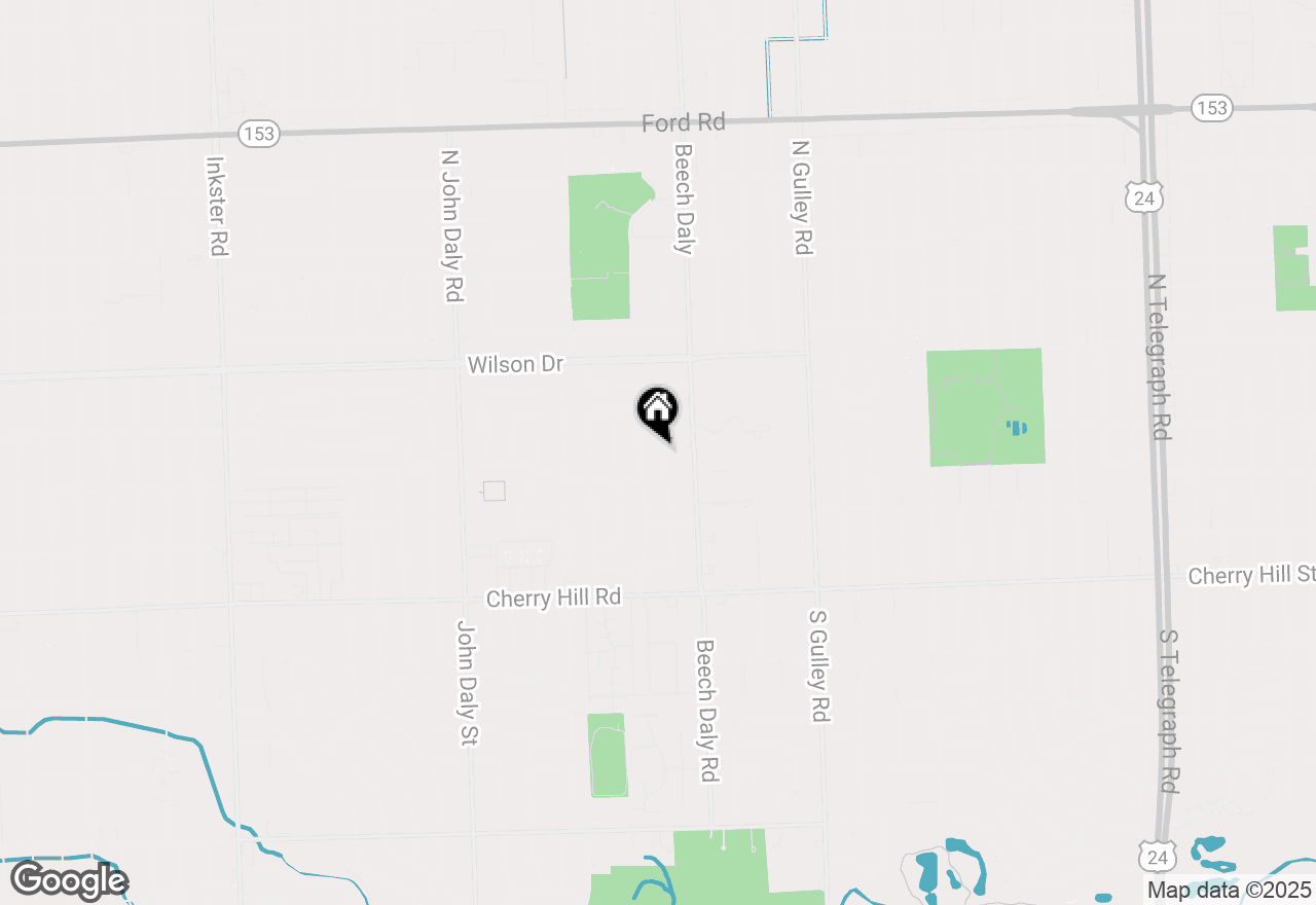 Map of 633 Centralia Street, Dearborn Heights, MI 48127