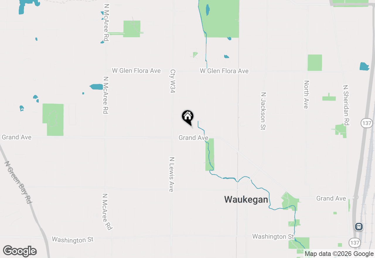 Map of 801 Indiana Avenue, Waukegan, IL 60085