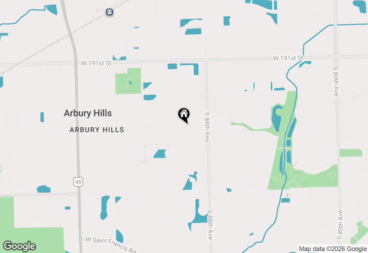 Map of 8803 Willow Lane #MODEL, Mokena, IL 60448