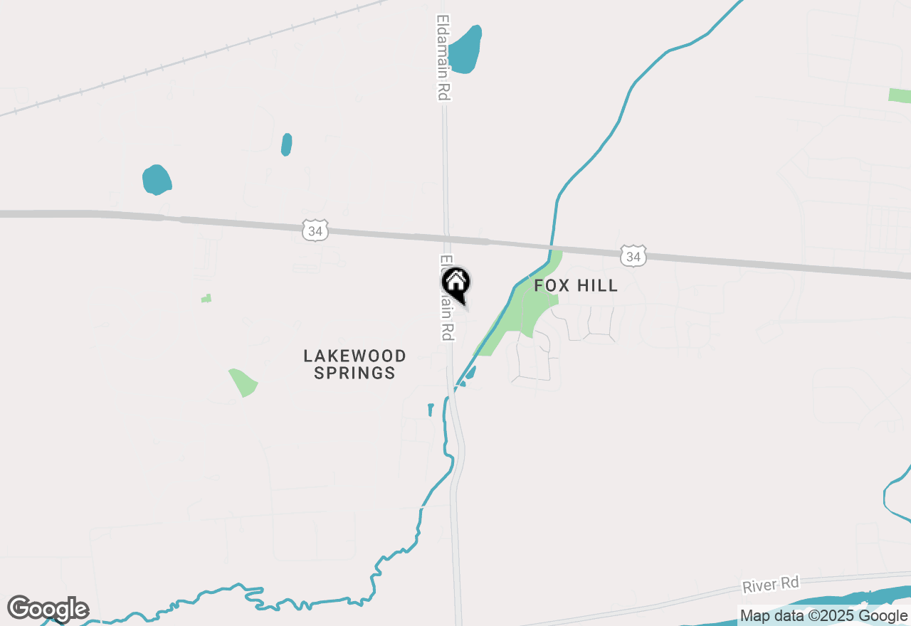 Map of 1922 Rena Lane, Yorkville, IL 60560