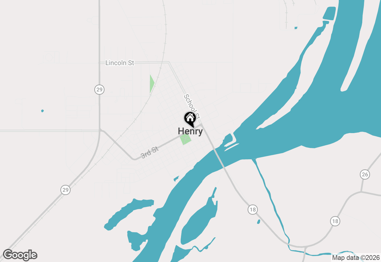 Map of 701 E 1175 Street, Henry, IL 61537