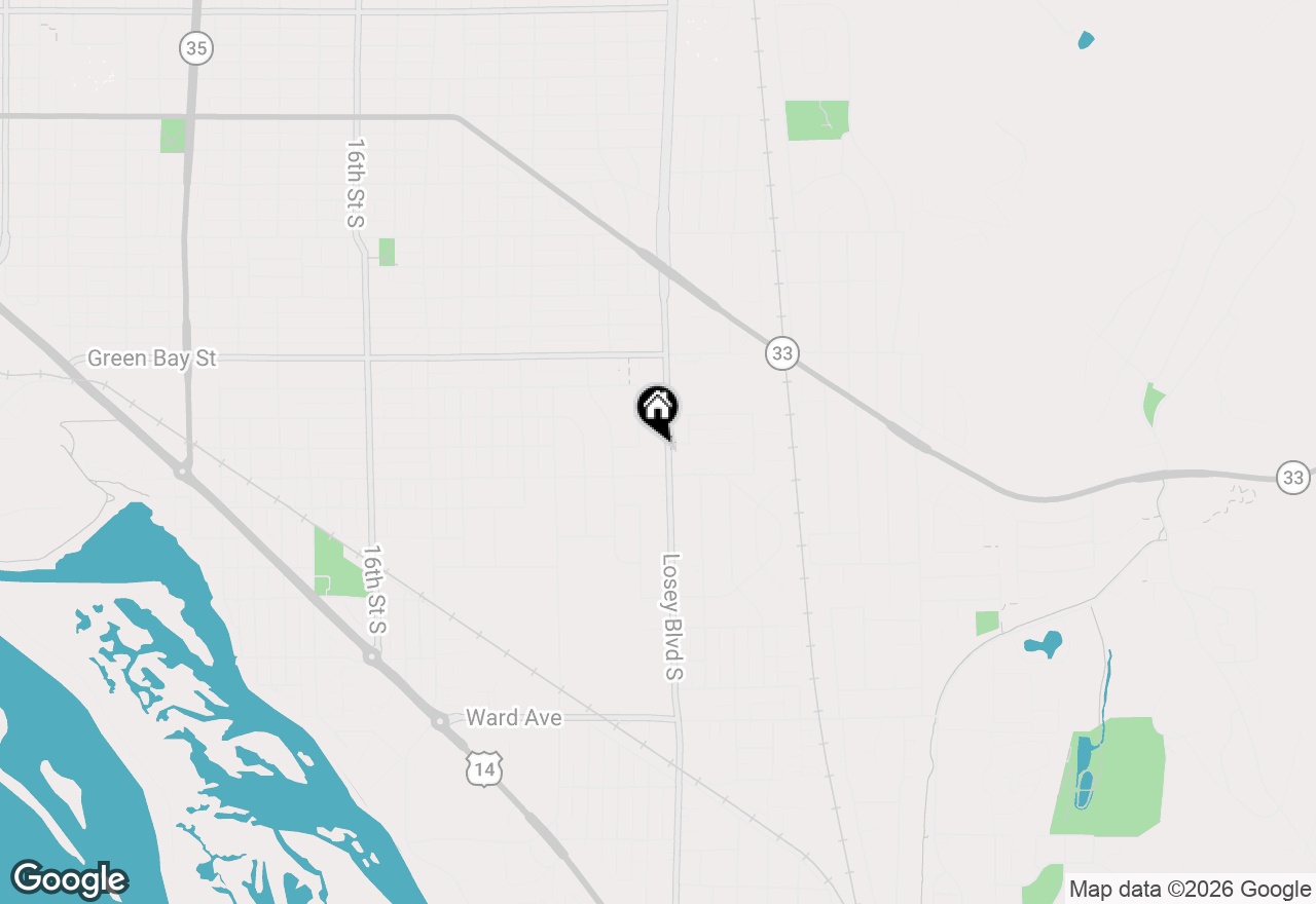 Map of 2008 Losey Blvd S, La Crosse, WI 54601
