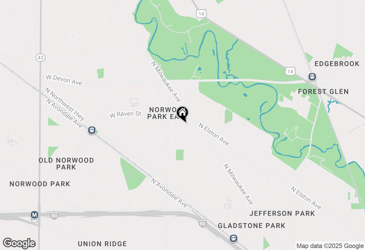 Map of 6300 W Hyacinth Street, Chicago, IL 60646