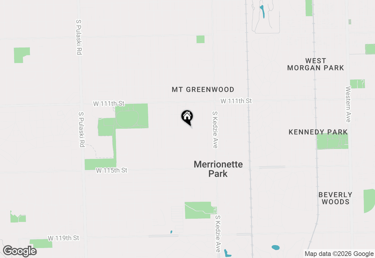 Map of 3343 W 112th Place, Chicago, IL 60655