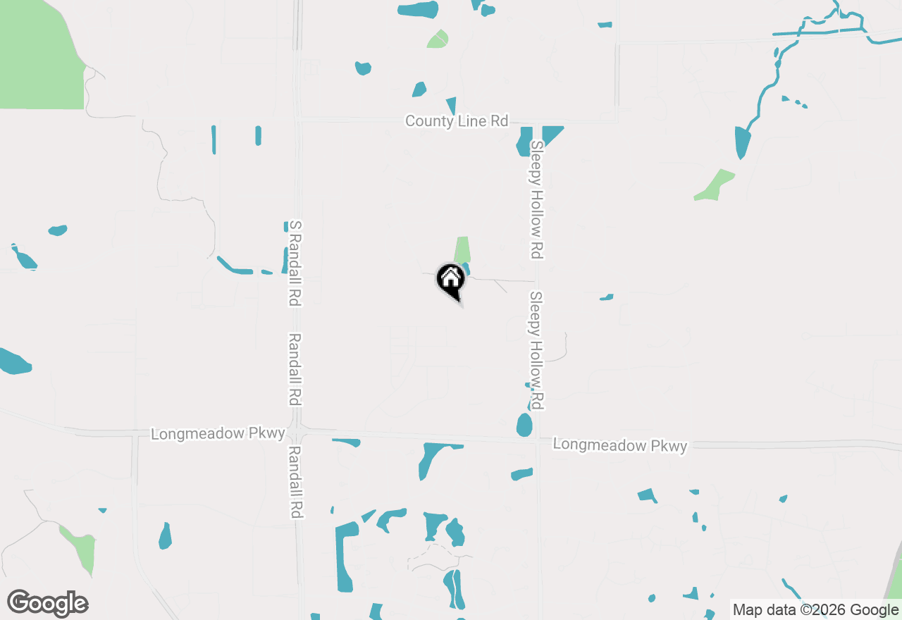 Map of 1071 Glenmont Street, Algonquin, IL 60102