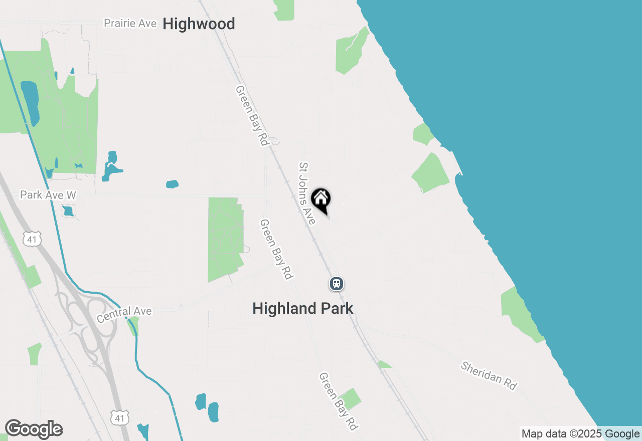 Map of 1220 Park Avenue #115, Highland Park, IL 60035