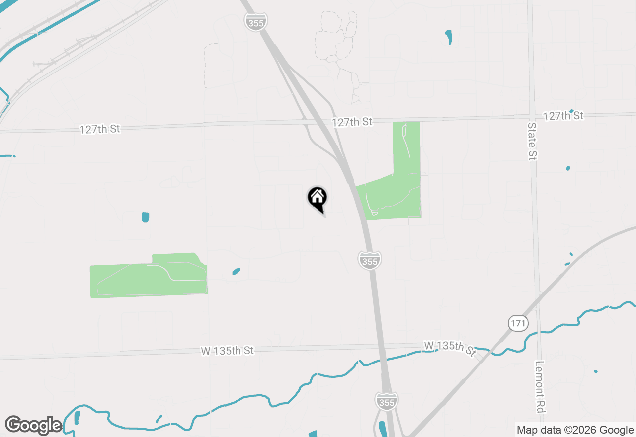 Map of 13026 Klappa Drive, Lemont, IL 60439
