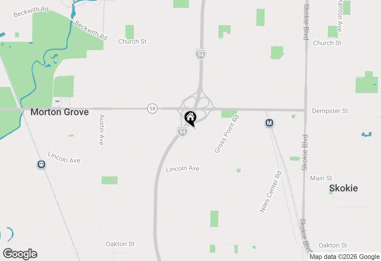 Map of 8646 Harms Road, Skokie, IL 60077