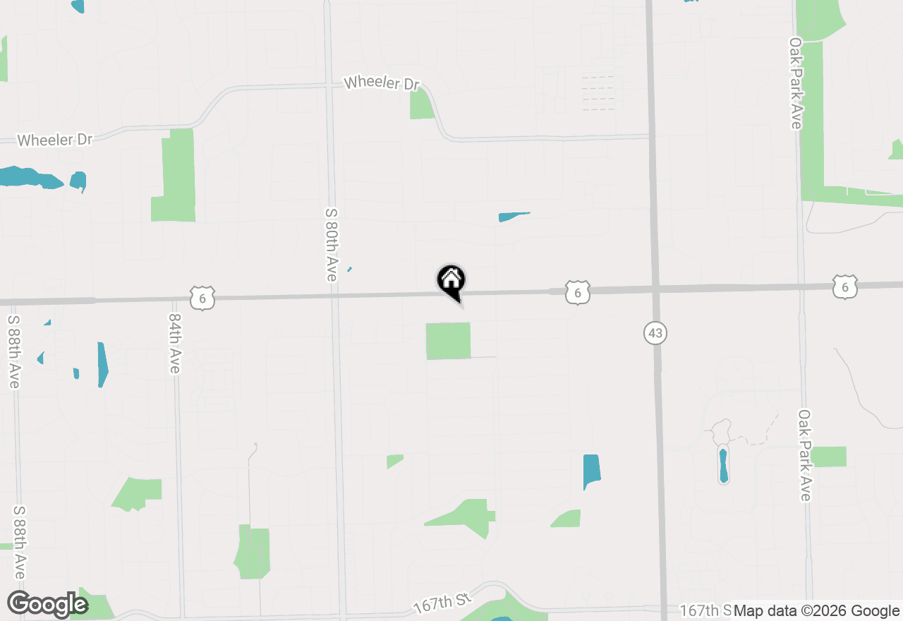 Map of 7732 159th Place, Tinley Park, IL 60477